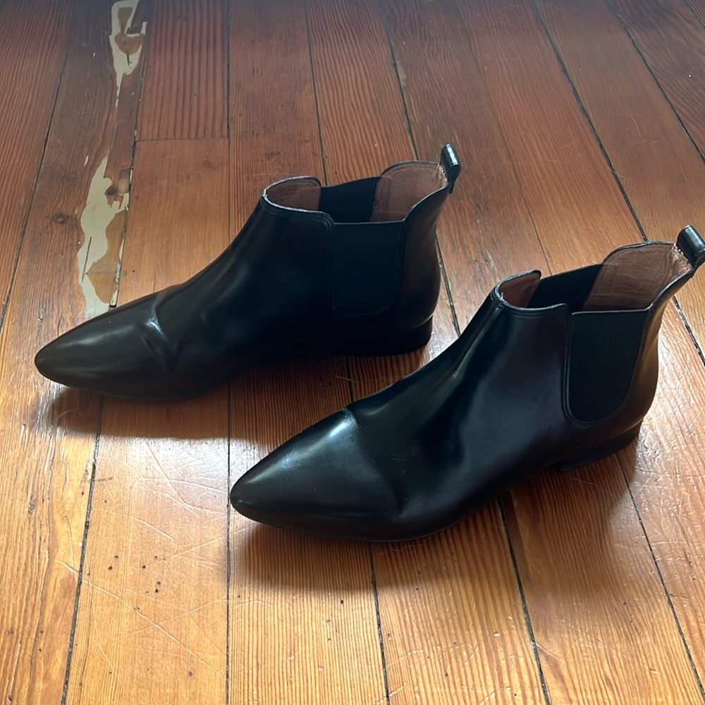 Madewell black booties